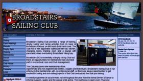 What Broadstairssailingclub.com website looked like in 2017 (6 years ago)