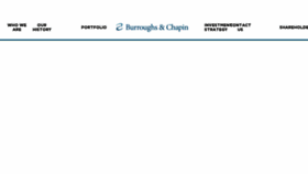 What Burroughschapin.com website looked like in 2017 (6 years ago)