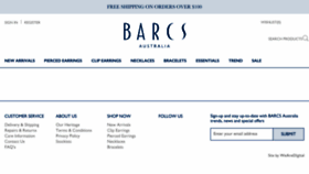 What Barcs.com.au website looked like in 2017 (6 years ago)