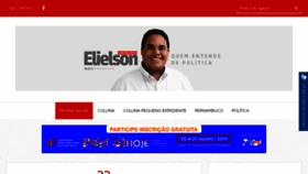 What Blogdoelielson.com.br website looked like in 2017 (6 years ago)