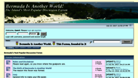 What Bermudaisanotherworld.org website looked like in 2017 (6 years ago)