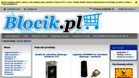 What Blocik.pl website looked like in 2017 (6 years ago)