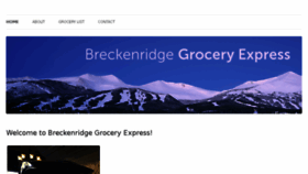 What Breckgroceryexpress.com website looked like in 2017 (6 years ago)