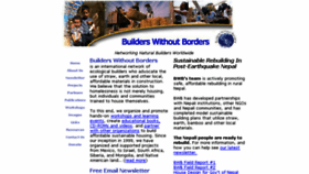 What Builderswithoutborders.org website looked like in 2017 (6 years ago)