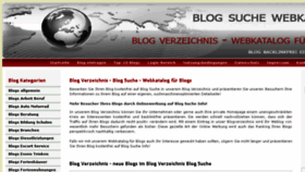 What Blog-suche.info website looked like in 2017 (6 years ago)