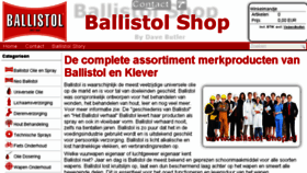 What Ballistol-shop.nl website looked like in 2017 (6 years ago)