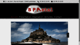 What Bpmetal.com website looked like in 2017 (6 years ago)