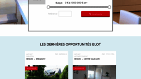What Blot-location-gestion.fr website looked like in 2017 (6 years ago)