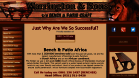 What Benchesafrica.co.za website looked like in 2017 (9 years ago)