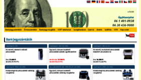 What Banknote.hu website looked like in 2017 (6 years ago)