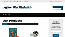 What Bluewhalearts.com website looked like in 2017 (6 years ago)