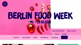 What Berlinfoodweek.de website looked like in 2017 (6 years ago)