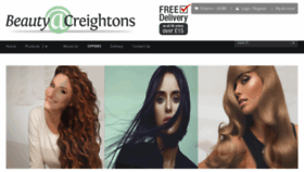 What Beautyatcreightons.co.uk website looked like in 2017 (6 years ago)