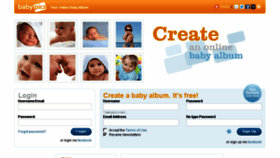 What Babypics.com website looked like in 2017 (6 years ago)
