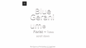 What Blue-geranium.co.uk website looked like in 2017 (6 years ago)
