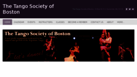 What Bostontango.org website looked like in 2017 (6 years ago)