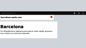 What Barcelona-spain.com website looked like in 2017 (6 years ago)