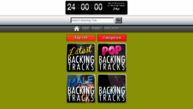 What Backingtrax.co.uk website looked like in 2017 (6 years ago)