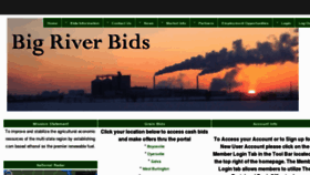 What Bigriverbids.com website looked like in 2017 (6 years ago)
