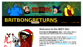 What Britbongreturns.com website looked like in 2017 (6 years ago)