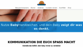 What Babyhandzeichen.at website looked like in 2017 (6 years ago)