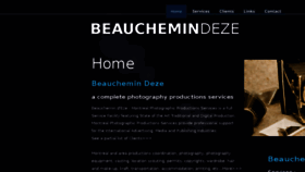 What Beauchemindeze.com website looked like in 2017 (6 years ago)