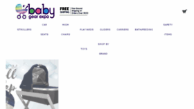 What Babygearexpo.com website looked like in 2017 (6 years ago)