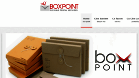 What Boxpoint.ro website looked like in 2017 (6 years ago)