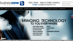 What Businesszone.me website looked like in 2017 (6 years ago)