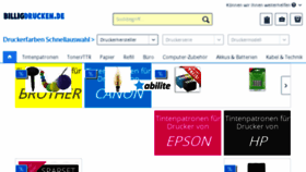 What Billigdrucken.de website looked like in 2017 (6 years ago)