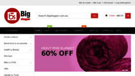 What Bigshopper.com.au website looked like in 2017 (6 years ago)