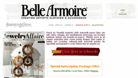 What Bellearmoire.com website looked like in 2017 (6 years ago)