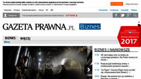 What Biznes.gazetaprawna.pl website looked like in 2017 (6 years ago)