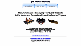 What Bwmarineproducts.com website looked like in 2017 (6 years ago)