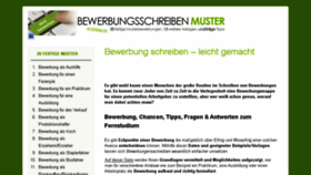 What Bewerbungsschreibenmuster.org website looked like in 2017 (6 years ago)