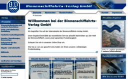 What Binnenschiffahrts-verlag.de website looked like in 2017 (6 years ago)