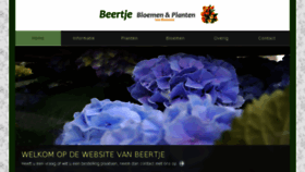What Beertje.com website looked like in 2017 (6 years ago)