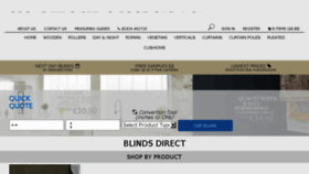 What Blindsdirect.co.uk website looked like in 2017 (6 years ago)