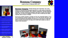 What Bonneaucompany.com website looked like in 2017 (6 years ago)