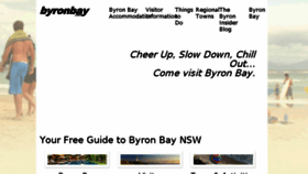 What Byronbay.com website looked like in 2017 (6 years ago)