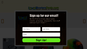 What Bowlersdeals.com website looked like in 2017 (6 years ago)