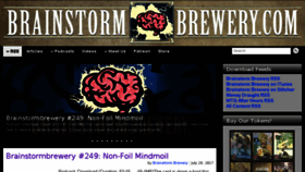 What Brainstormbrewery.com website looked like in 2017 (6 years ago)
