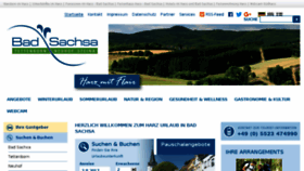 What Bad-sachsa-urlaub.de website looked like in 2017 (6 years ago)