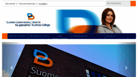 What Businesscollege.fi website looked like in 2017 (6 years ago)