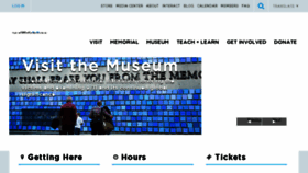 What Buildthememorial.org website looked like in 2017 (6 years ago)