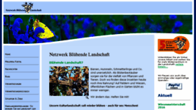 What Bluehende-landschaft.de website looked like in 2017 (6 years ago)