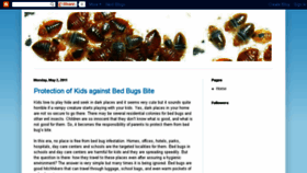 What Bedbugs2011.blogspot.com website looked like in 2017 (6 years ago)