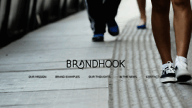 What Brandhook.com website looked like in 2017 (6 years ago)