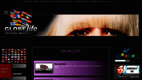 What Beauty.globelife.com website looked like in 2017 (6 years ago)