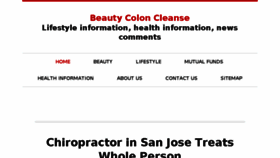 What Beautycoloncleanse.com website looked like in 2017 (6 years ago)